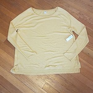 Old Navy mustard sweater